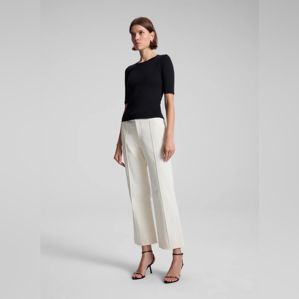 A.L.C $395 Jay Cropped Pant NWT in Bone